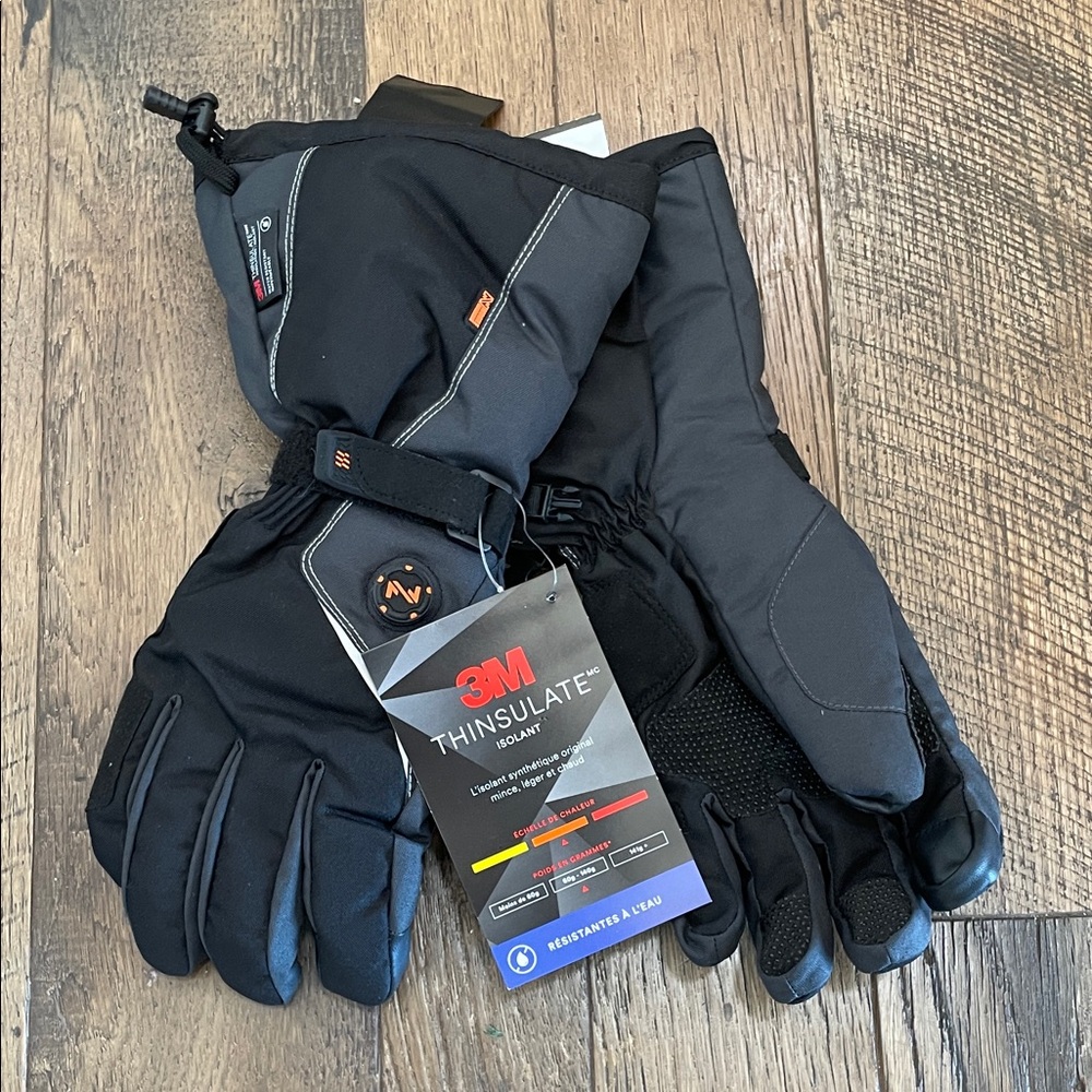 NEW 3M Thinsulate Black Winter Gloves M
